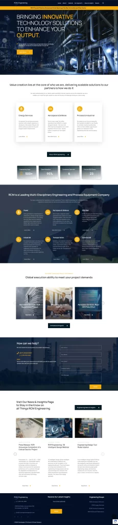 Engineering RCMT Website