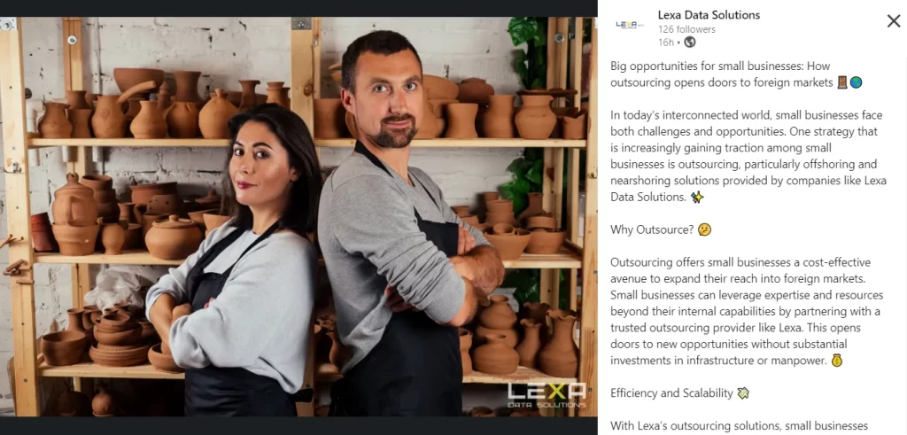 Lexa Data Solutions - content 1