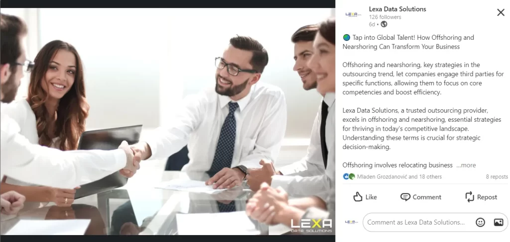 Lexa Data Solutions - content 4