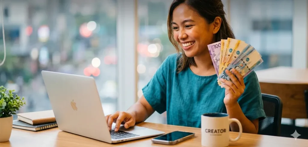 Discover how to start a blog on your phone from anywhere, illustrated by this happy Filipina blogger receiving early payments. This success proves that mastering professional blogging is the easiest path to digital sovereignty and a high-margin business in 2026.